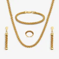 سرویس طلا 18 عیار زنانه مایا ماهک مدل MS0777