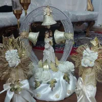 کله قند و مجسمه ی عروس و داماد