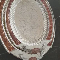 سینی استیل دوتایی
