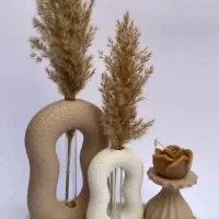 بیس خام سنگ مصنوعی و شمع و گیفت