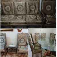 مبل هفته نفره به همراه میز نهارخوری