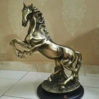 مجسمه اسب با روکش برنجی برند GoldKish