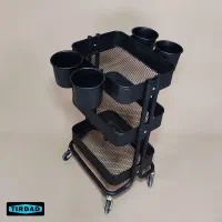 ترولی آرایشگاهی + 2 استند لوازم آرایشی