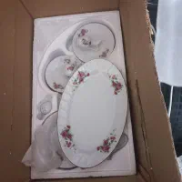 چینی زرین نو(گل قرمز )