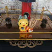 سینی طلایی آینه ای