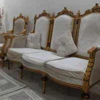 مبل استیل ۷نفره کاجی