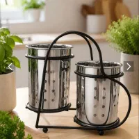 جا قاشقی و جا حوله ای آویز کابینت