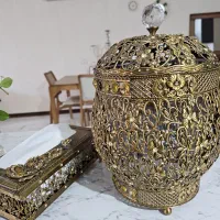 جا دستمال کاغذی و سطل