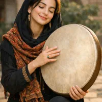 دف نواز خانم بدون سابقه کار