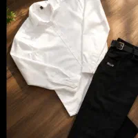 پیراهن و شلوار پسرانه کتان