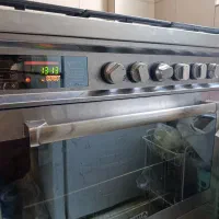 اجاق گاز فر دار پریما تمام استیل چدن عالی