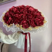 سفارش گل باکسی و دسته گل روبانی