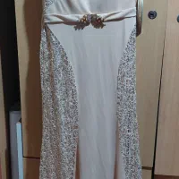 لباس مجلسی اعلائ گیپور نگین دار