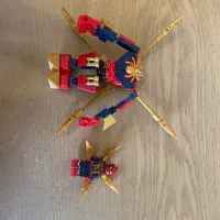 لگو ربات و سفینه و موتور spider man