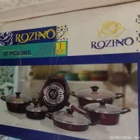 ماهیتابه تابه چدن ۱۲ پارچه گرانیتی قابلمه  تفلون