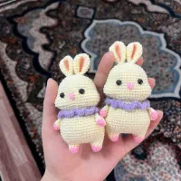 عروسک خرگوش بافتنی