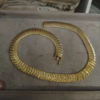 گردنبند حصیری طلا به قیمت تابلو