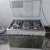 اجاق گاز طرح فر صفحه اسیتل پادیسان درحد نو نو