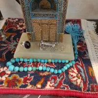 تسبیح 33تایی فیروزه اصلی نیشابور متبرک امام رضا