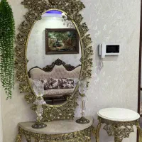 اینه شمدان برنجی /میز تلفن برنجی