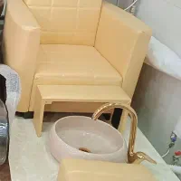 صندلی پدیکور . صندلی انتظار . کولر