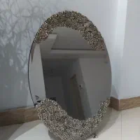 آینه  وشمعدان برنز