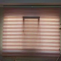پرده زبرا اتاق خواب صورتی رنگ
