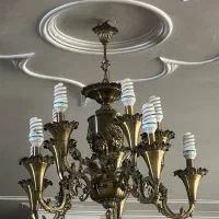 لوستر برنج و گاز پنج شعله