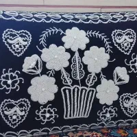 پشتی منجوق دوزی