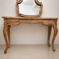 کنسول میز آرایش چوب گردو