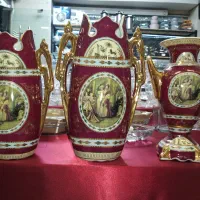 گلدان دکوری چینی طرح ماهی مدل ۱۲ ماهی شیک و خاص