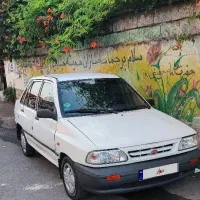 پراید صبا کاربرات سفید عروسک