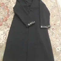 مانتو کرپ مشکی