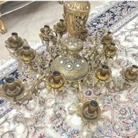 لوستر برنزی مدل لمپارد