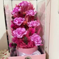 باکس گل ، تابلو مجسمه طلایی