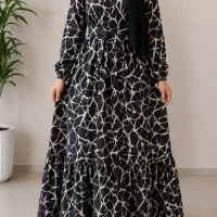 پیراهن ساحلی نخی