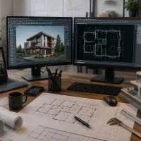 3Ds Max تری دی مکس  AutoCAD اتوکد طراحی سه‌بعدی