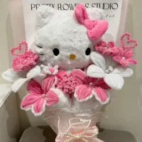 دسته‌گل پیپ پاکن ، دسته گل روبانی ، دسته گل شمع