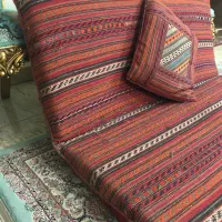 دو جفت پشتی دستباف ترکمن خاص به همراه دو عدد کوسن