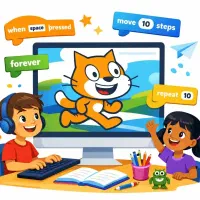 آموزش  برنامه نویسی کودک و نوجوان (آنلاین)