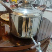 کتری استیل ۶لیتری شیر دار