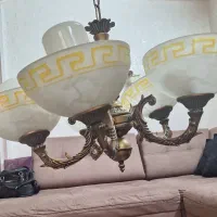 لوستر برنزی ۵ شعله