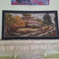 مبل و تابلو وپشتی کار کرده
