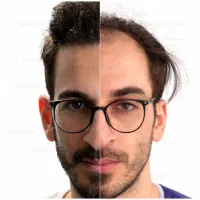 کاشت مو با تراکم بالا ،نتیجه طبیعی،نمونه‌کار واقعی