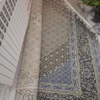 فرش ۱۲ متری زمینه سبز رنگ