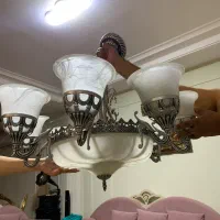لوستر  ۸ شاخه فلزی