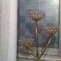 شمعدانی ۳شاخه نگینی