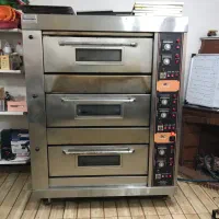 فر صنعتی ۳ طبقه اتوماتیک گاز و برق