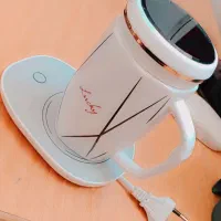 ماگ سرامیکی به همراه گرم کن برقی