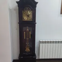 ساعت ایستاده چوبی